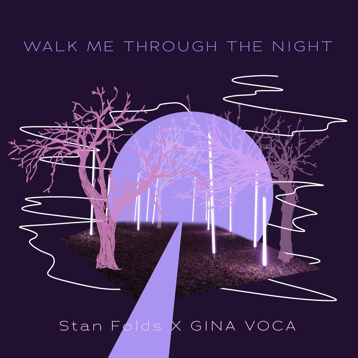 art for song Walk Me Through The Night by Stan Folds