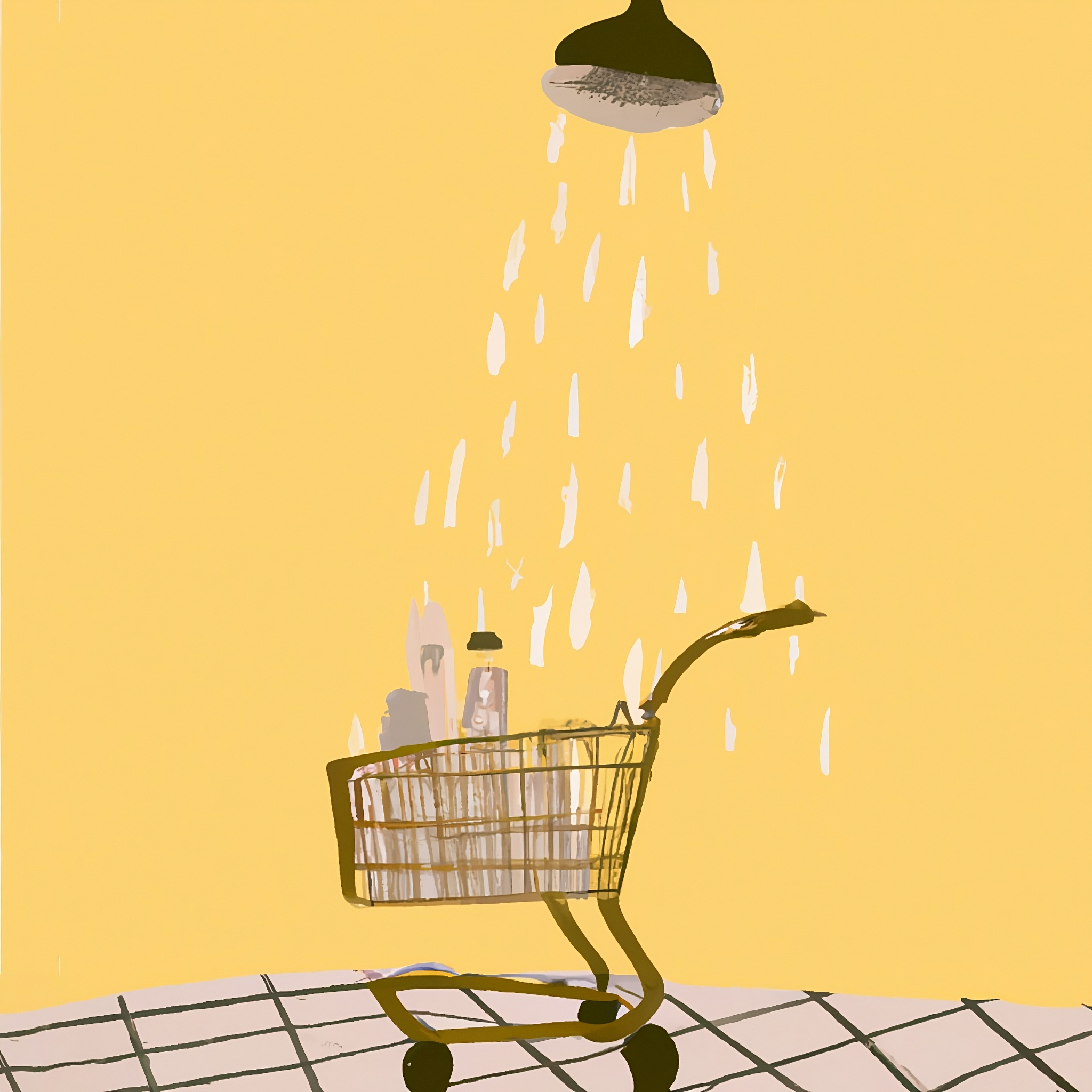 art for song Shopping Cart Showers by Pinnacle of Joy